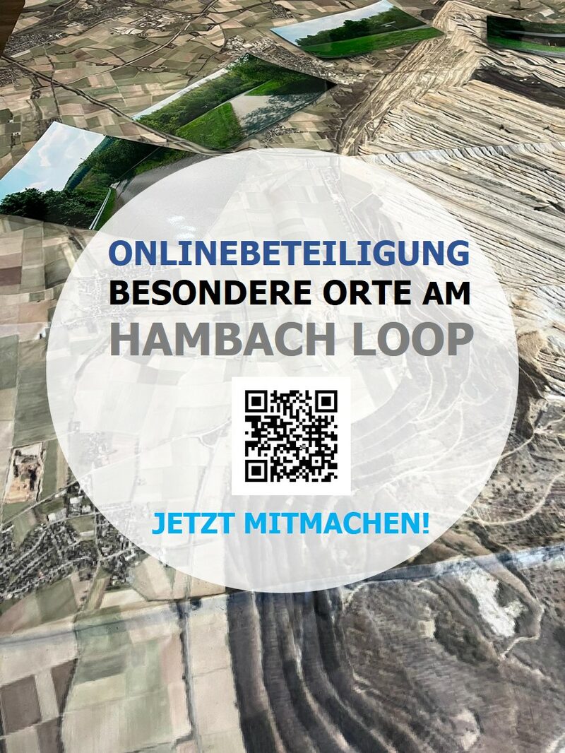 Karte Hambach Loop Onlinebeteiligung