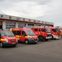 Fahrzeuge am Feuerwehrgerätehaus 2022