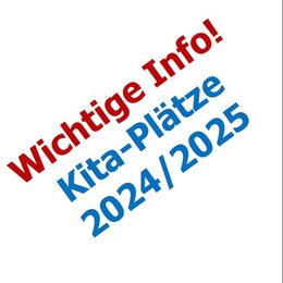 Kita-Plätze 2024/2025