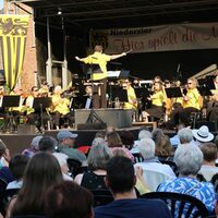 Orchester auf dem Sommerkonzert 2023 in Niederzier
