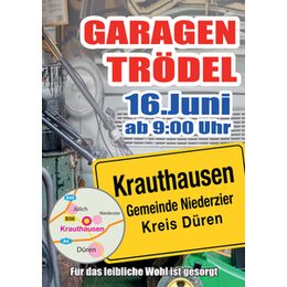 Plakat Trödel in Krauthausen